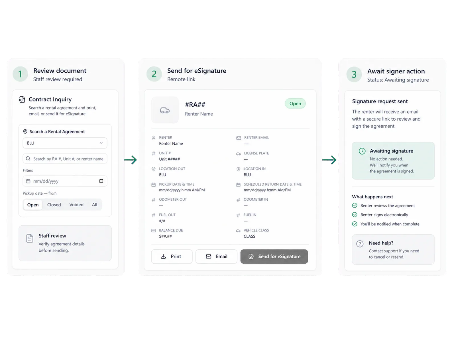 Keep document scope and retention specific