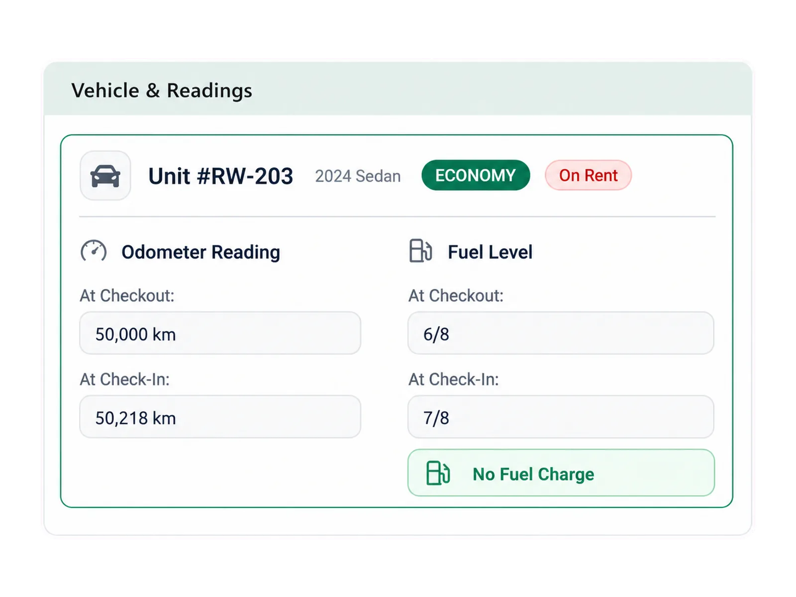 Document the vehicle before the keys change hands