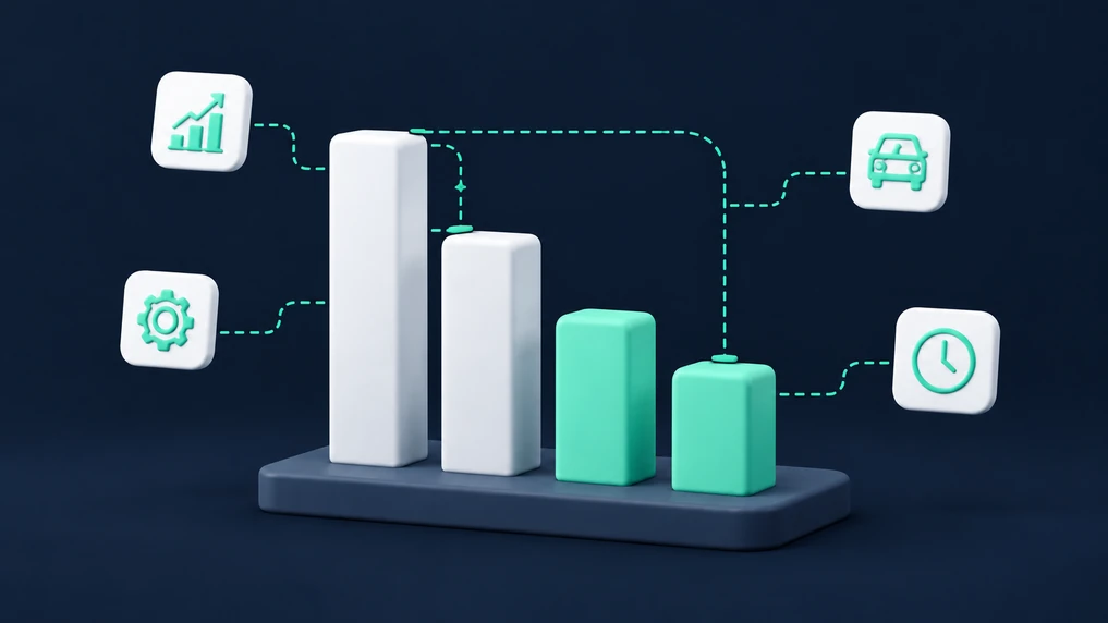 The DOE cost index plotted across four maintenance strategies at $18, $13, $9 and $6 per horsepower per year, with the 1.38x reactive-to-preventive gap marked and the wider reactive-to-reliability-centered gap shown as the comparison the 3-5x claim actually uses