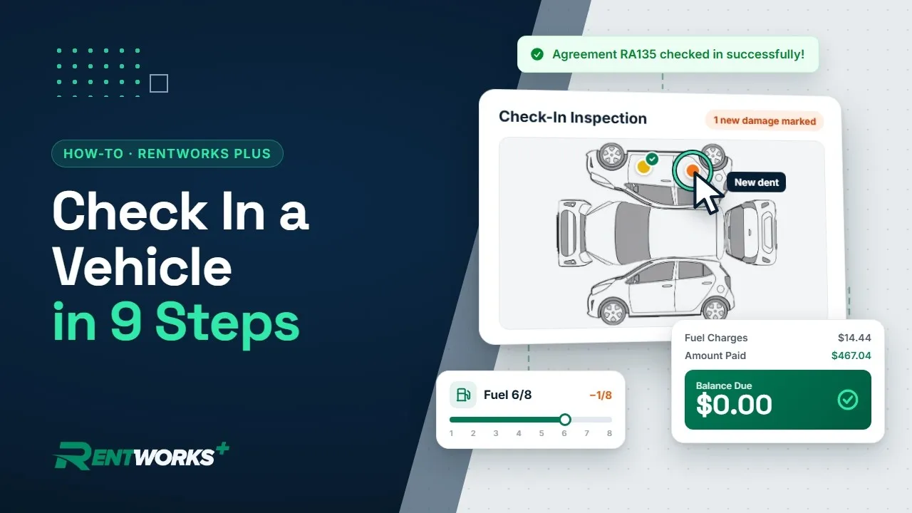 How to Check In a Rental Car in RentWorks Plus (Step-by-Step) video thumbnail